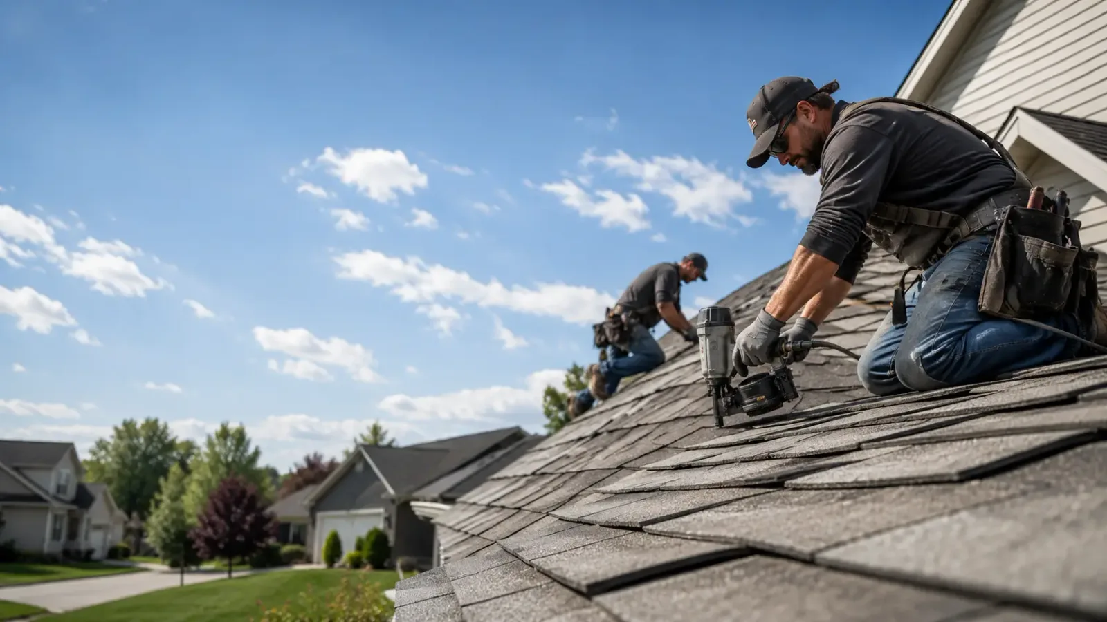 Storm Damage Roof Repair in Aston, PA near me